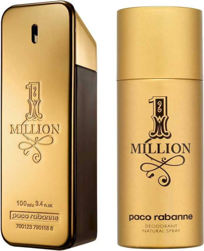 Sett herre parfyme Paco Rabanne EDT One million 2 Deler