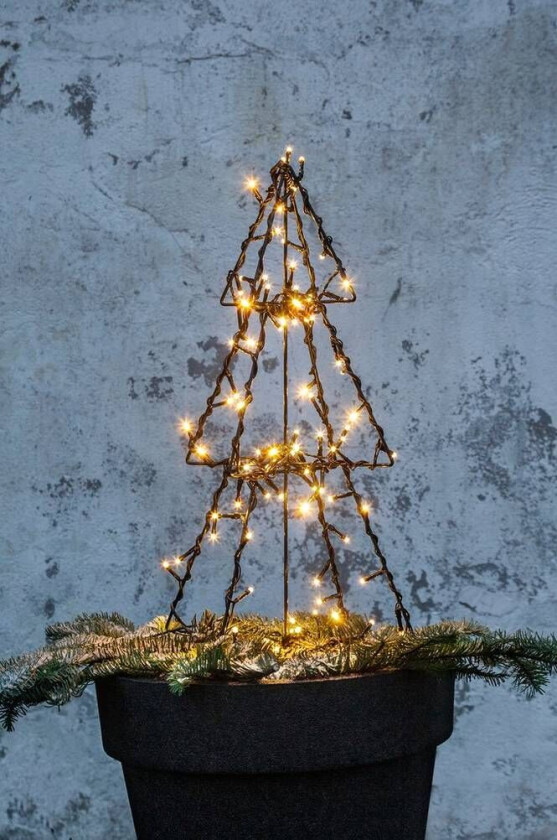 Utendørsdekor Foldy 50 cm Svart