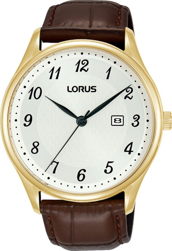 Mens RH910PX9 - Kvarts - Gull - Herreklokker - Skinn - Mineral