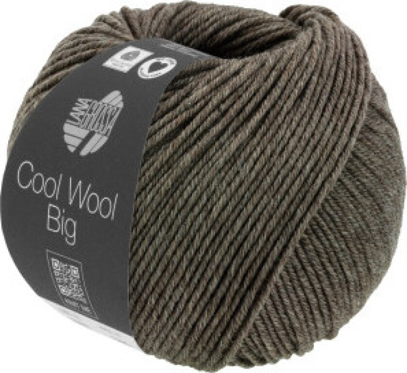 Cool Wool Big Garn 622 Mørk brun