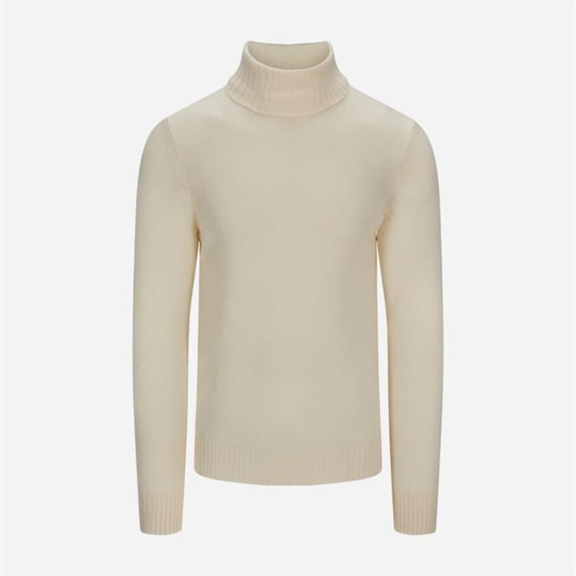 Turtle Neck Airwool - White Hvit 56