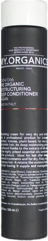 The Organic Restructuring Deep Conditioner Argan 250 ml