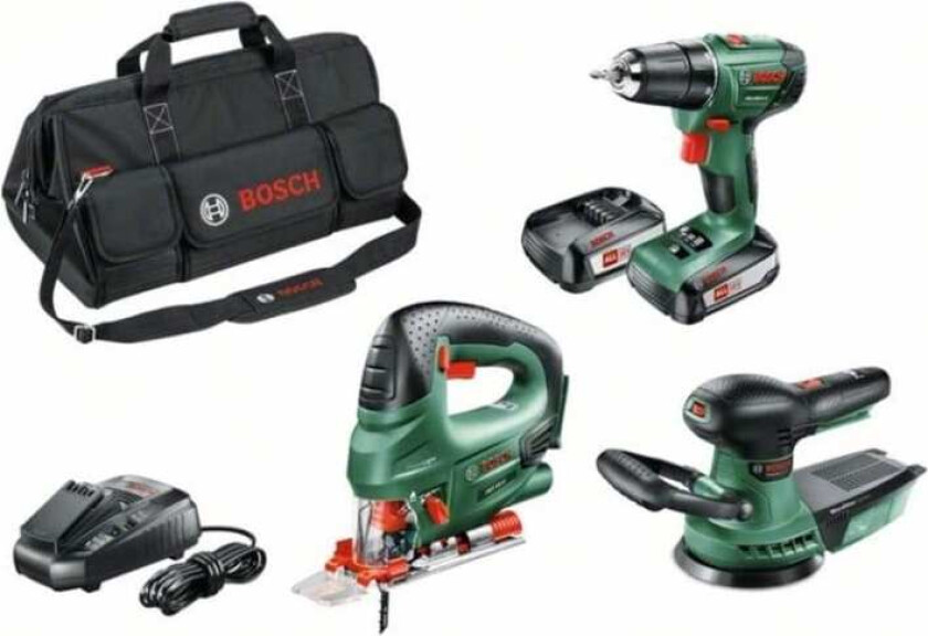 Bor- og tilbehørssett BOSCH PSR 1800 LI 18 V