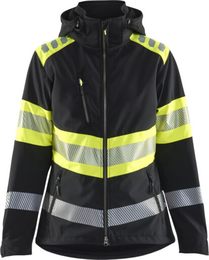 High Vis Softshell-jakke for kvinner