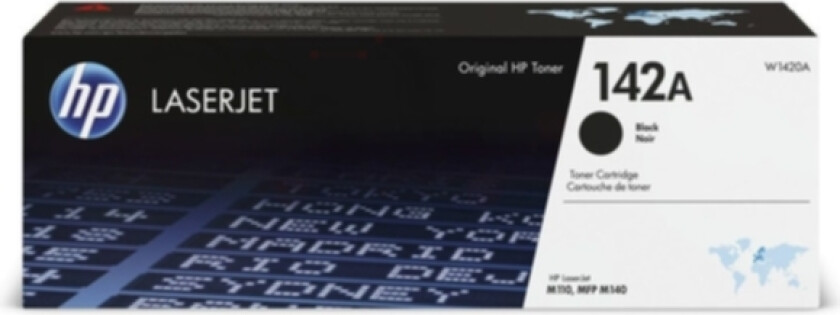 142A Toner Svart