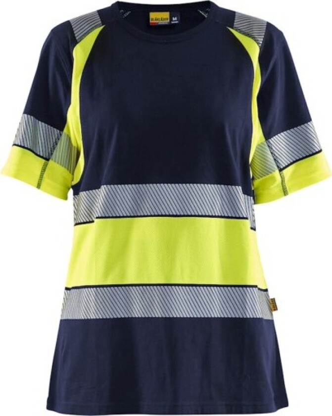 High Vis T-skjorte for kvinner Navy