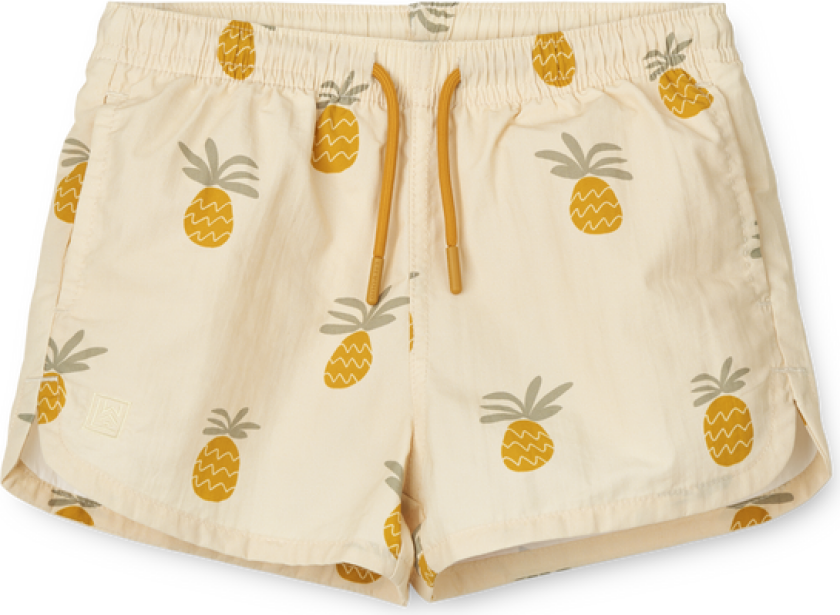 Aiden badeshorts - pineapples/ cloud cream