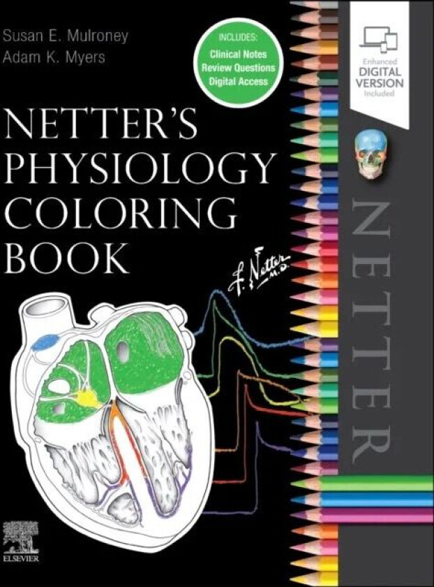 Netter's Physiology Coloring Book av Susan PhD (Department of Physiology Georgetown University Medical Center Washington District of Columbia) Mu