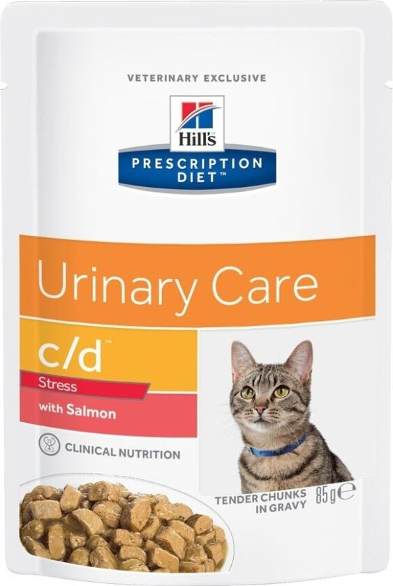 Hill's Prescription Diet Feline c/d Urinary Care Stress Salmon 12x85 g