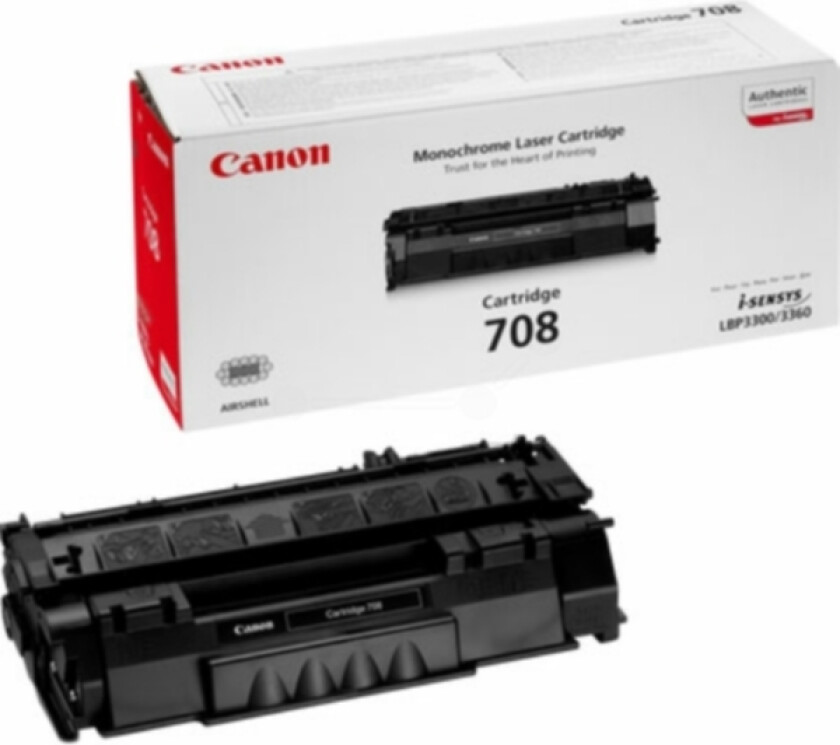 708 Toner Svart