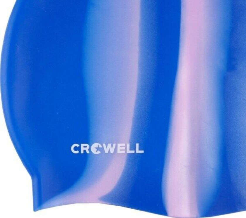 Crowell Crowell Multi Flame badehette i silikon, blå og rosa, col.06