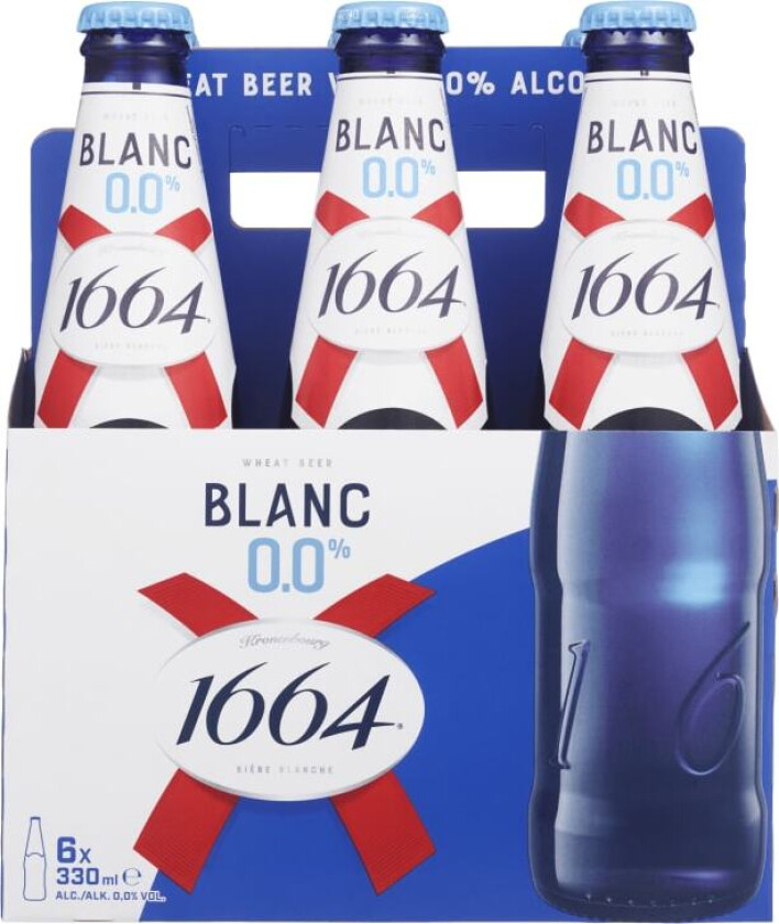 1664 Blanc Alk.Fri 0,33lx6 flaske
