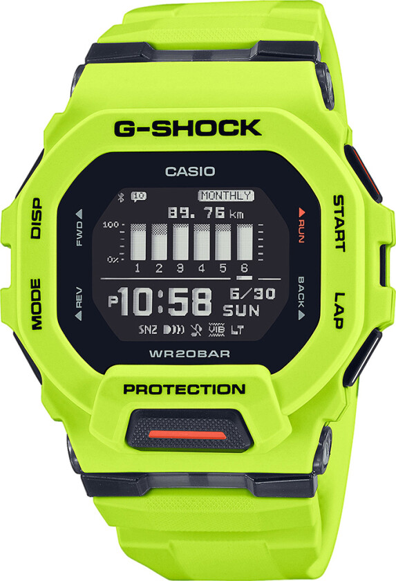 G-Shock Gbd-200-9er Gul Gul unisex