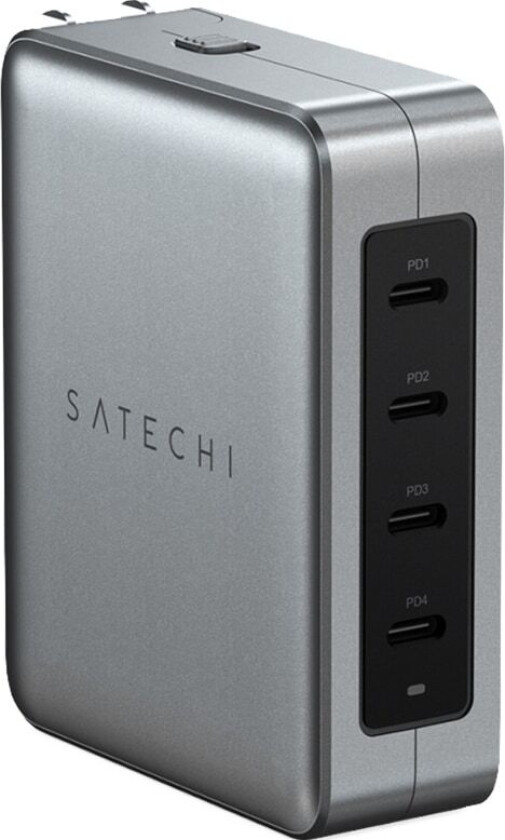 Bilde av 145 W Usb-c Gan Travel Charger With 4 Ports Romgrå