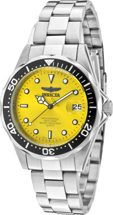Pro Diver Quartz 10663 - Kvarts - Sølv - Herreklokker - Rustfritt stål - ledd m/pin - Mineral
