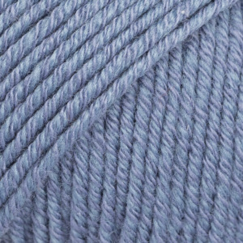 Drops Cotton Merino Garn Unicolour 16 Denim Blå