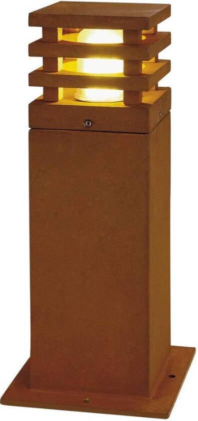 - Rusty Square 40 Hage Lampe Rusted Steel