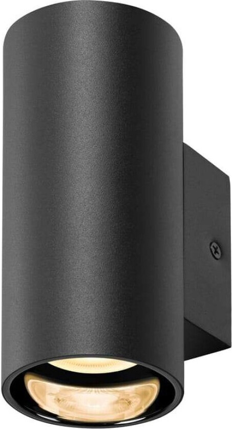 - Asto Tube Vegglampe Black