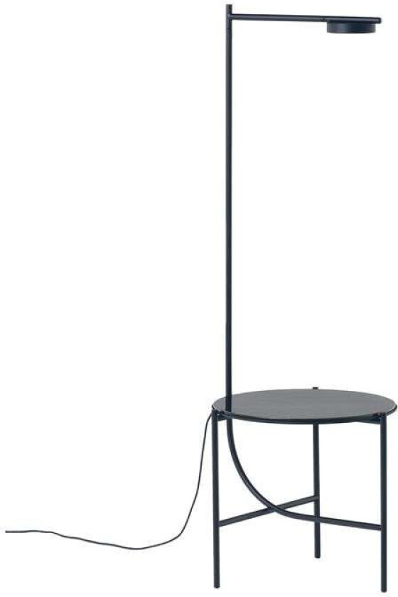 - Igram Gulvlampe m/Bord Svart