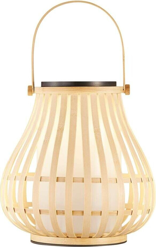 - Leo To Go LED Solcelle Lampa Bamboo