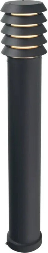 - Alta E27 Halogen Utendørs Pullert Stor Svart