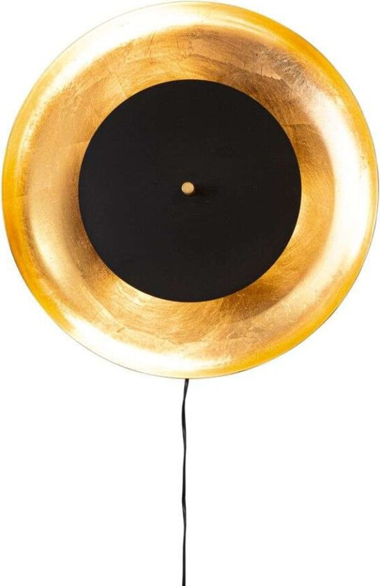 - Shelby Vegglampe Matt Black/Gold