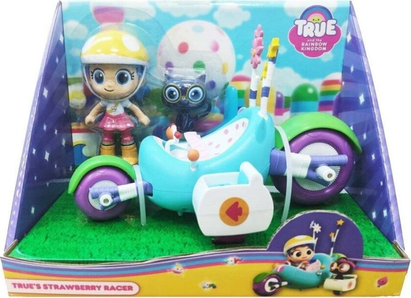 Sanne Og Regnbueriket Lekesett - Sannes Regnbue Bybuss Med 2 Figurer