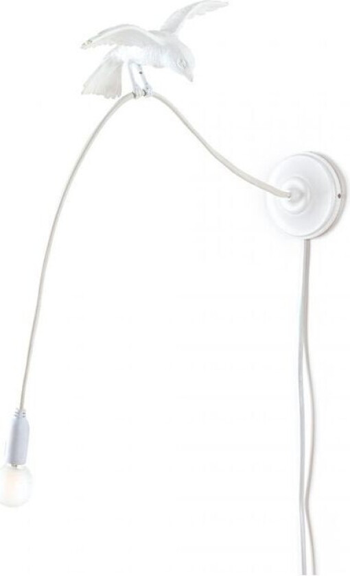 - Sparrow Cruising Vegglampe White