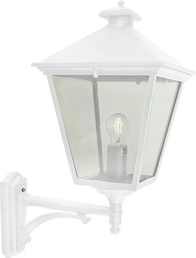 - London Up Utendørs Vegglampe Stor Hvit