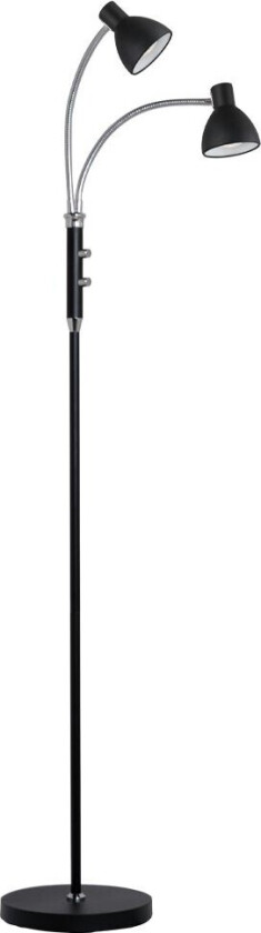 - Hudson 2 Gulvlampe Black