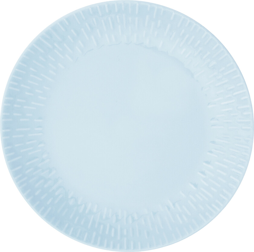 - Life in colour - Confetti - Aqua lunch plate w/relief porcelain (13446)