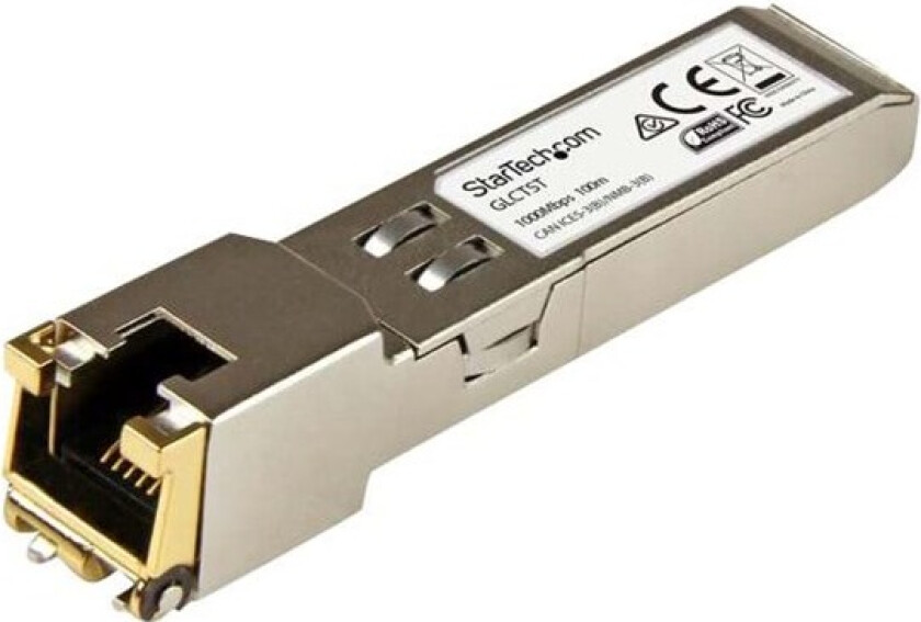 Startech Sfp Glct10pkst Cisco Glc-t Comp Compatible Gigabit Ethernet