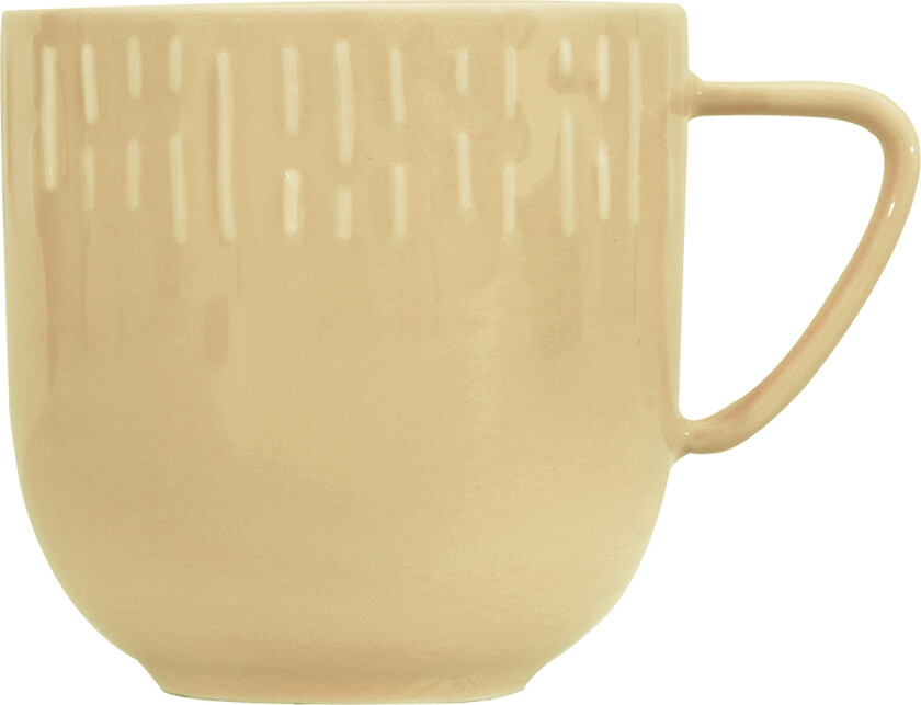 - Life in Colour - Confetti - Mustard mug w/relief porcelain (13381)