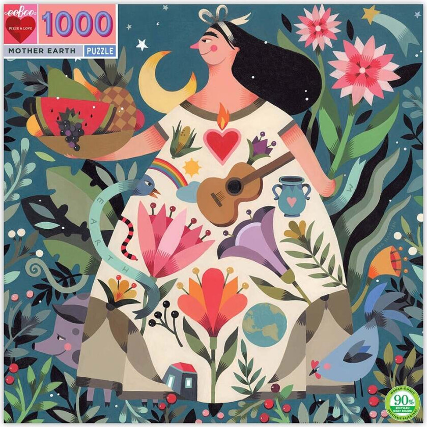eeBoo - Puzzle - Mother Earth, 1000 pc (EPZTMOE)