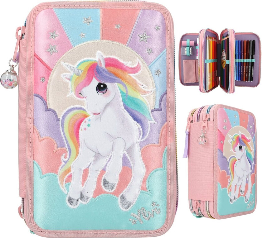 Ylvi - Triple Pencil Case RAINBOW ( 0412616 )