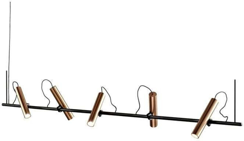 Light-Point Spirit takpendel black, rose gold, s2000