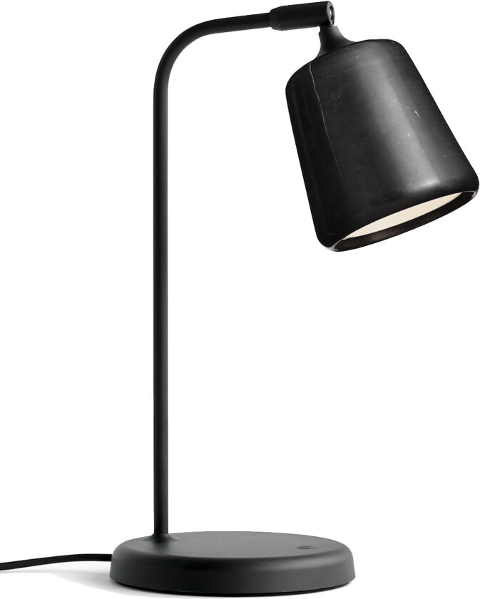 Material bordlampe Black marble