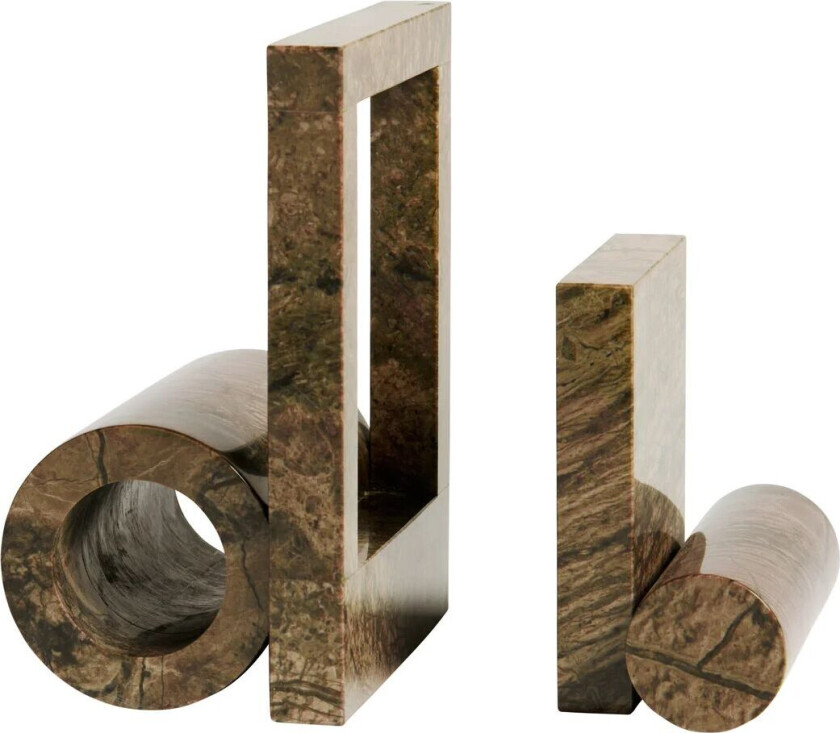 Bilde av Booknd bokstøtte marmor Brun