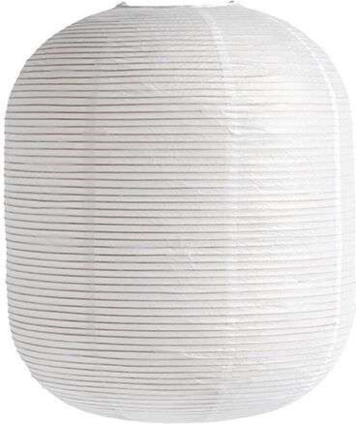 Rice paper lampeskjerm ellipse Hvit