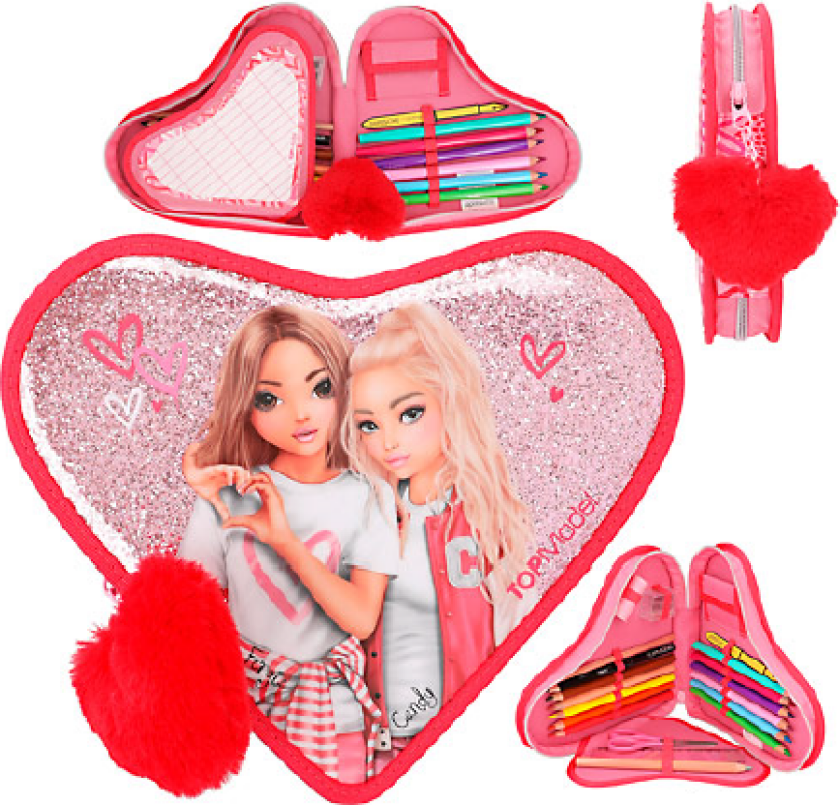 TOPModel - Pencilcase heart shape - ONE LOVE - (0412260)