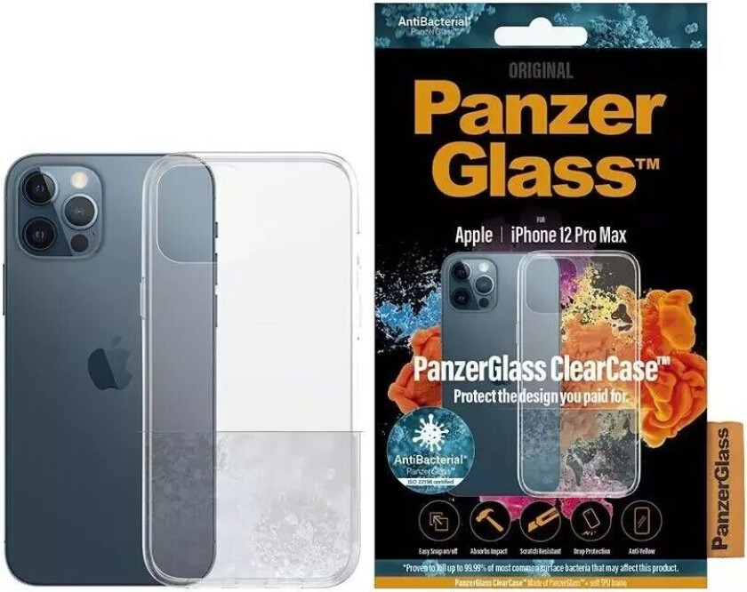 iPhone 12 Pro Max Deksel  ClearCase - Gjennomsiktig