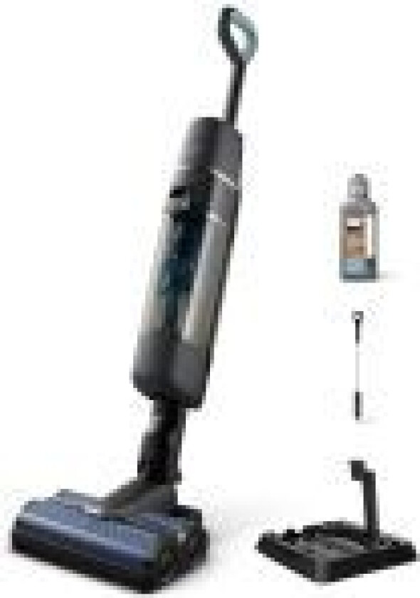 AquaTrio Cordless XW7110/01 Trådløs våt/tørr støvsuger i 7000-serien, Uten pose, Sjampagne, Grå, 0,67 l, 0,6 l, Tørr & våt, Vannfiltrering