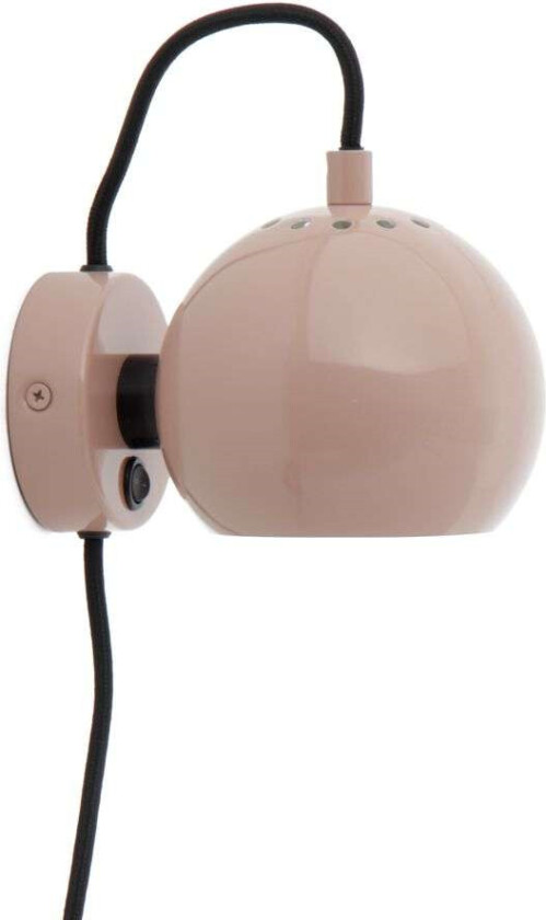 Ball Vegglampe Glossy Nude