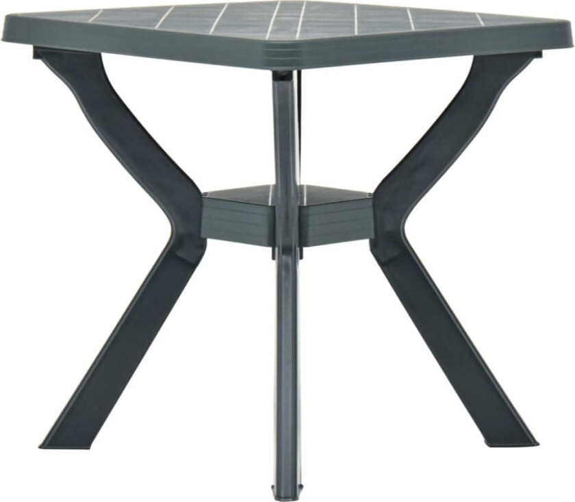 Bistrobord grønn 70x70x72 cm plast