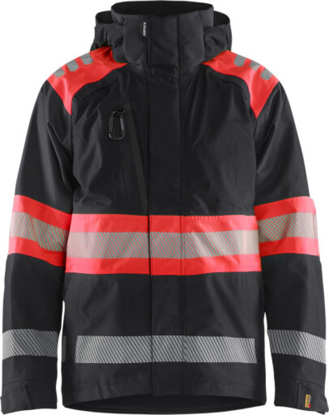 High Vis Shell Jacket Black/High V