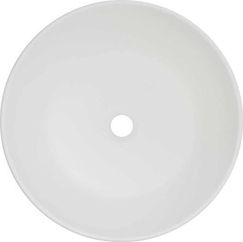Solid Surface servant, Ø45 cm, hvit