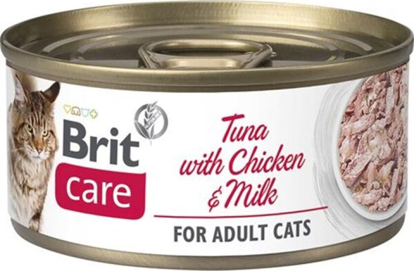 Brit Care Cat tunkfisk, kylling & melk 70 g