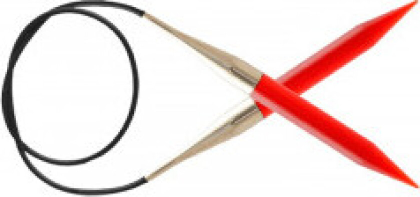 Trendz Akryl rundpinner 80cm 12.00mm / 31.5in US17 Rød