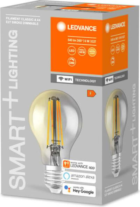- SMART+ standard 44W Filament E27 WiFi