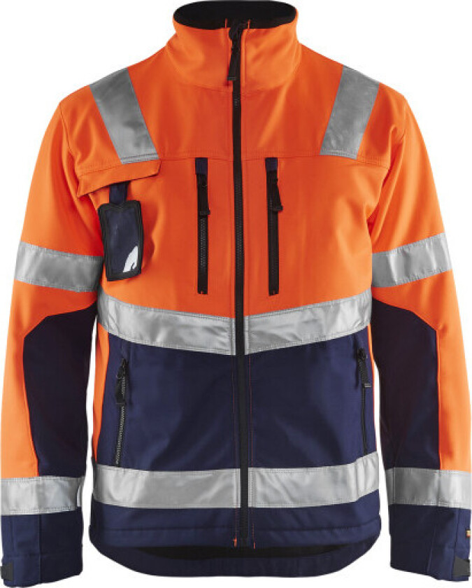 HIGH VIS S ORANGE/MARINEBLÅL